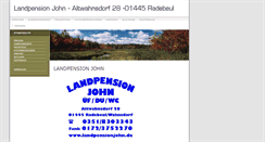 Desktop Screenshot of landpensionjohn.de