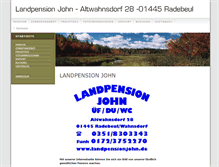 Tablet Screenshot of landpensionjohn.de